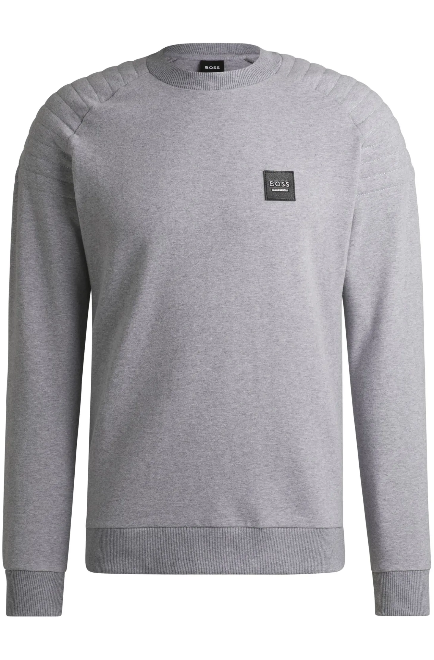 Reitsport-Sweatshirt aus Stretch-Baumwolle mit Schulternähten