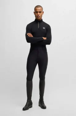 Reitsport-Trainingshemd aus atmungsaktivem Stretch-Gewebe