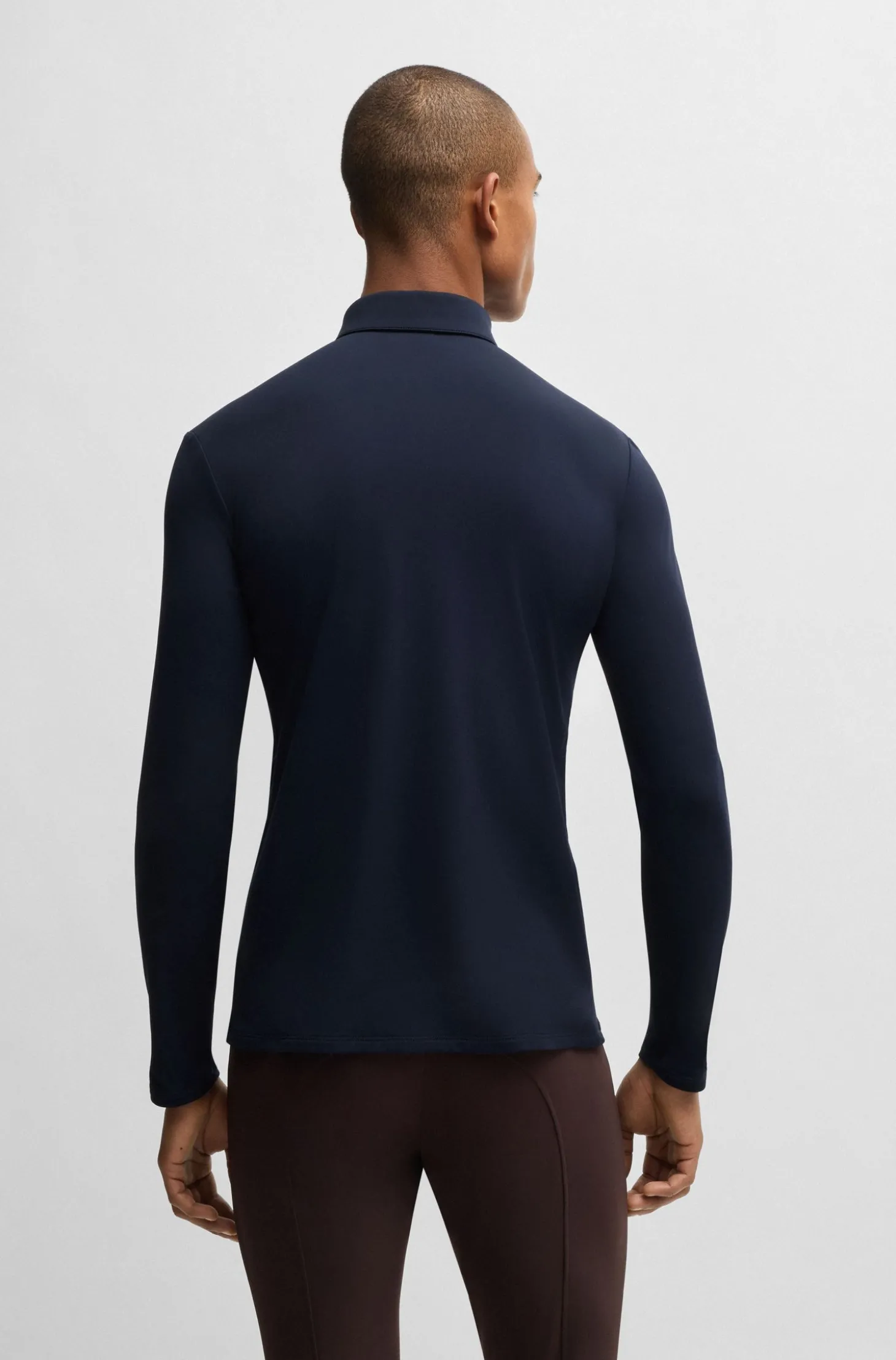 Reitsport-Trainingshemd aus atmungsaktivem Stretch-Gewebe