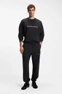 Relaxed-Fit Baumwollhose mit Streetwear-Logo