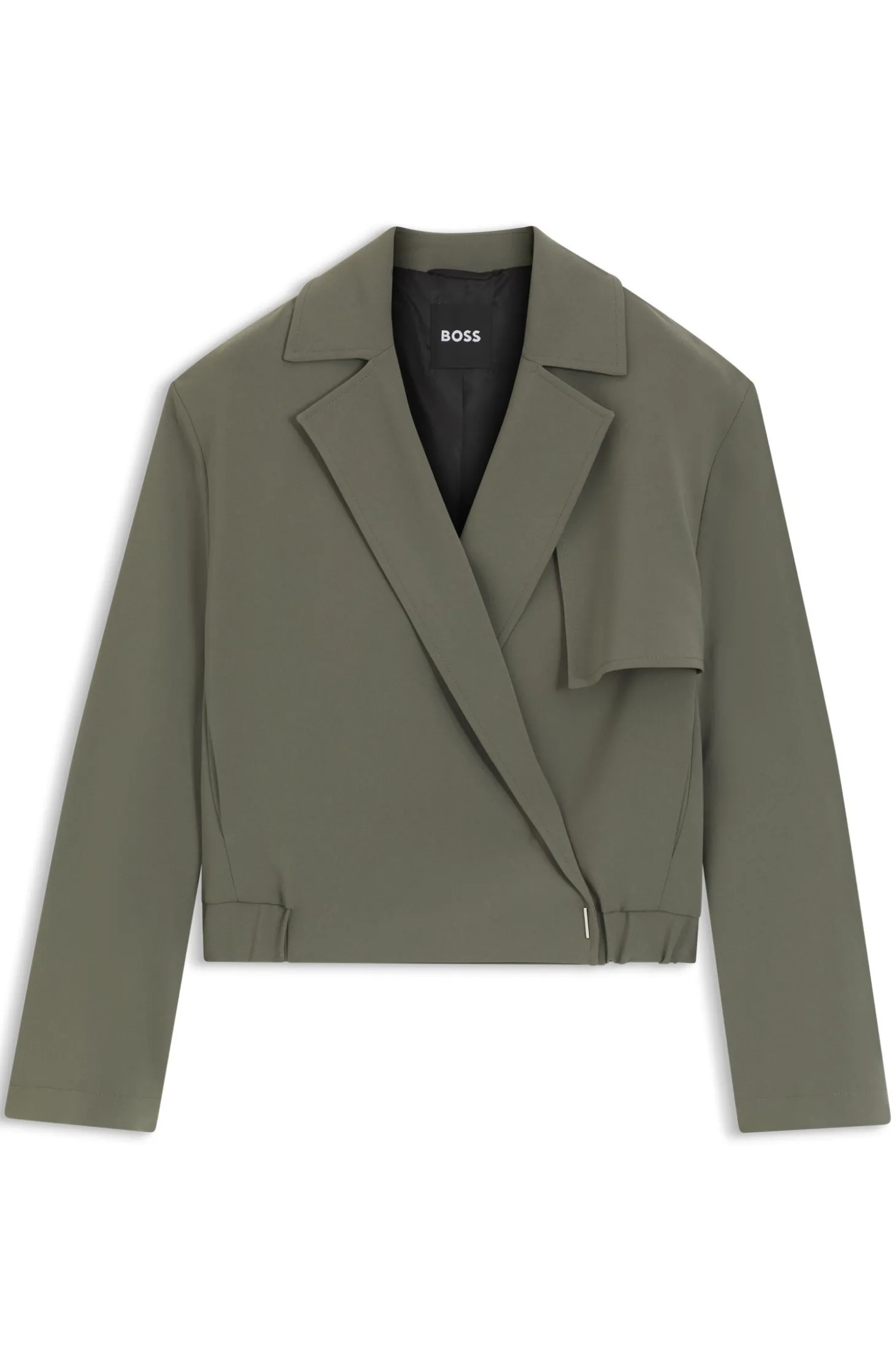 Relaxed-Fit Blazer aus japanischem Krepp