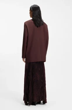 Relaxed-Fit Blazer aus Schurwoll-Mix