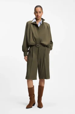 Relaxed-Fit Blazer mit Ballonsaum