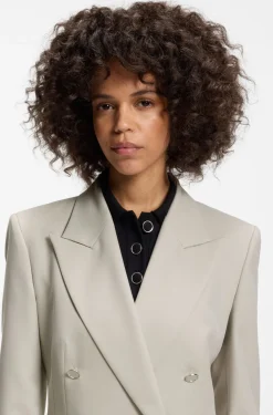 Relaxed-Fit Blazer mit zweireihiger Knopfleiste