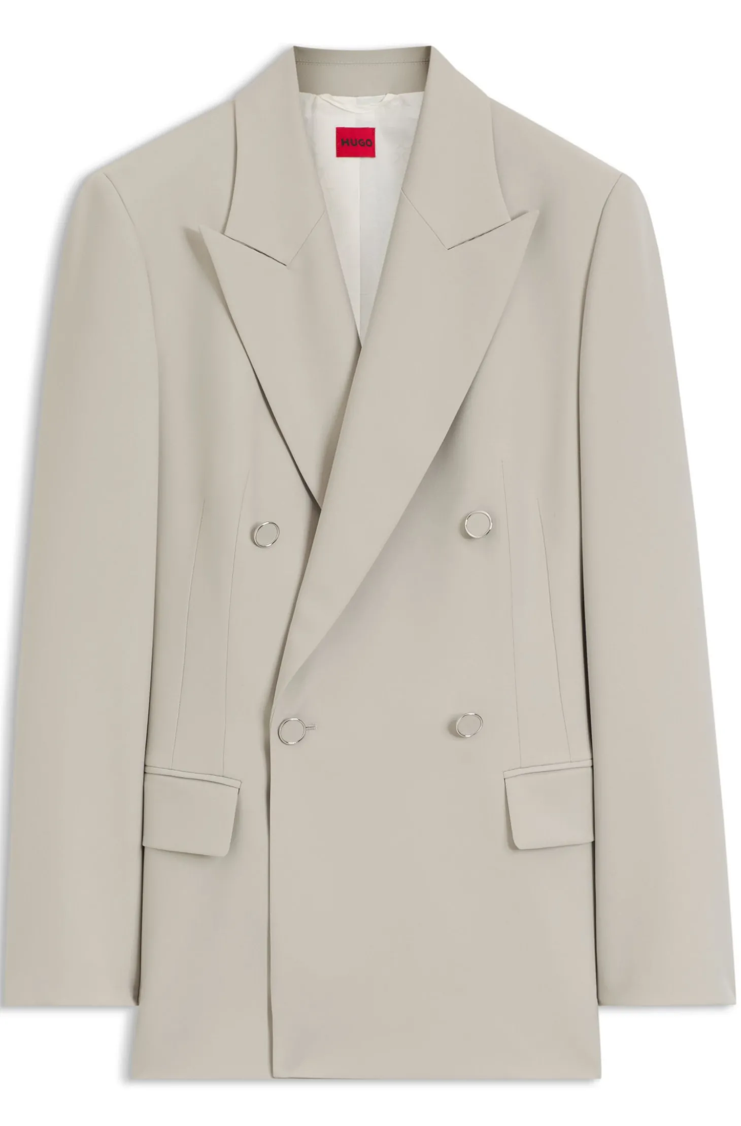 Relaxed-Fit Blazer mit zweireihiger Knopfleiste
