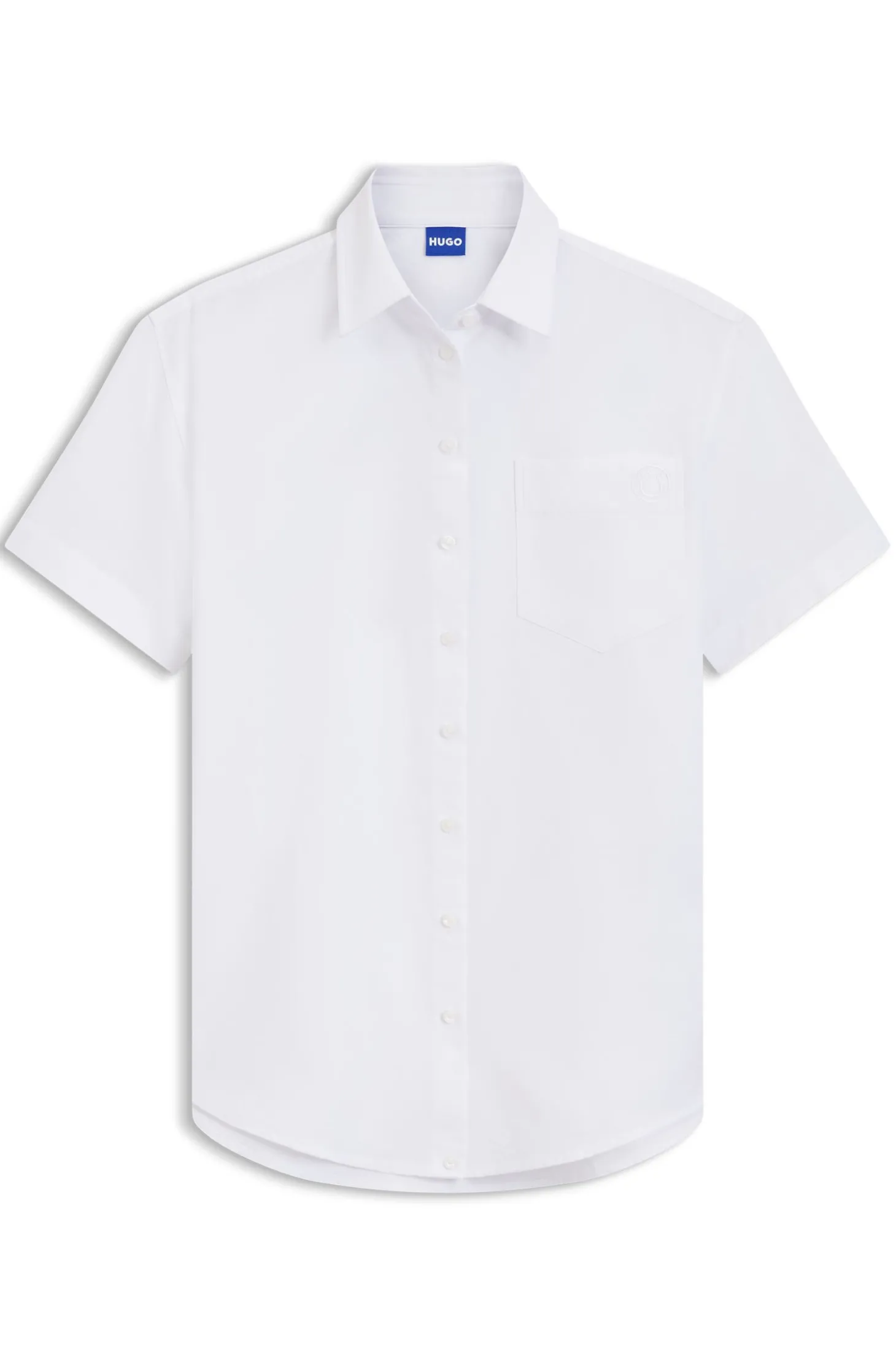 Relaxed-Fit Bluse aus Oxford-Baumwolle