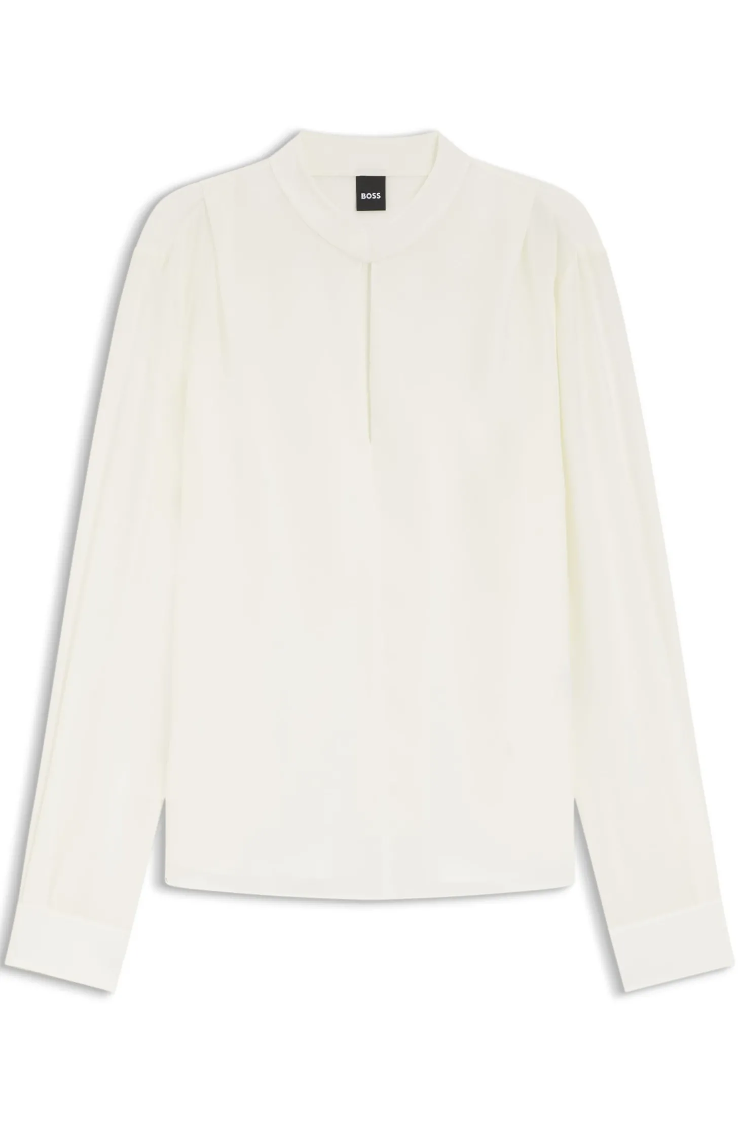 Relaxed-Fit Bluse aus sandgewaschener Seide