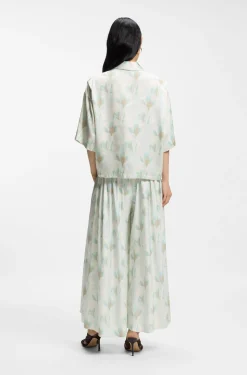 Relaxed-Fit Bluse mit Blumen-Print