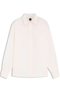 Relaxed-Fit Bluse mit Brusttasche