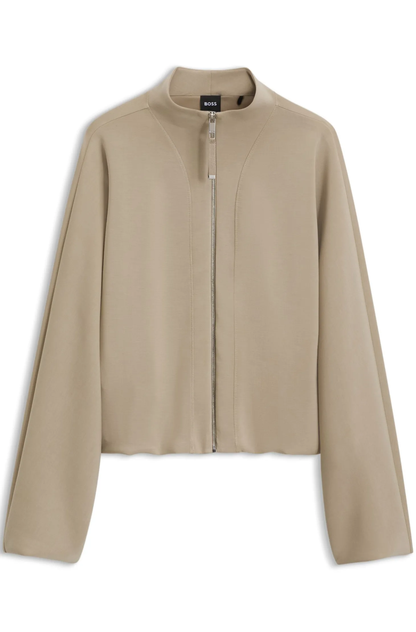 Relaxed-Fit Bomberjacke aus Stretch-Jersey
