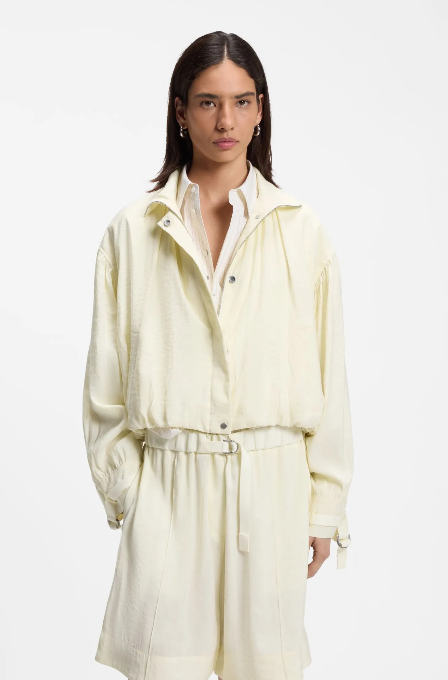 Relaxed-Fit Bomberjacke mit Stehkragen