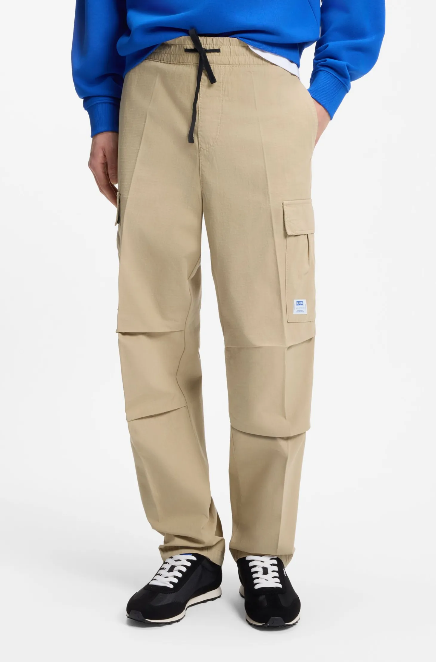 Relaxed-Fit Cargo-Hose aus Baumwoll-Ripstop