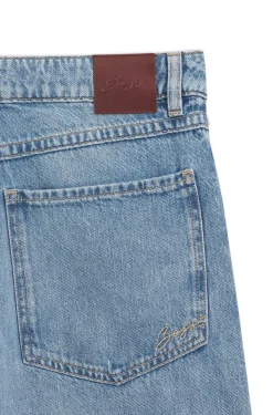 Relaxed-Fit Cropped-Jeans mit mittlerer Bundhöhe