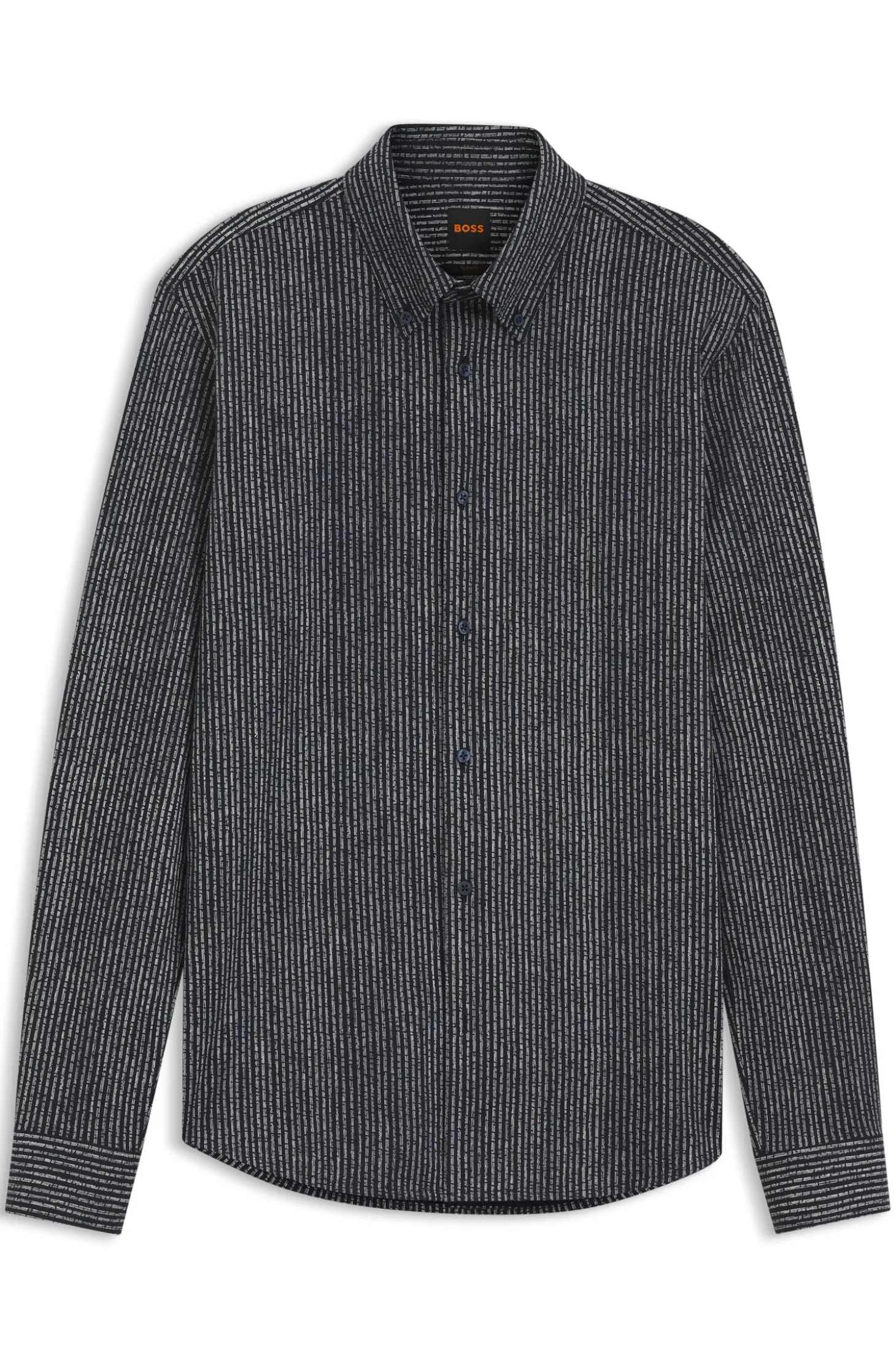 Relaxed-Fit Hemd aus bedrucktem Baumwoll-Jersey