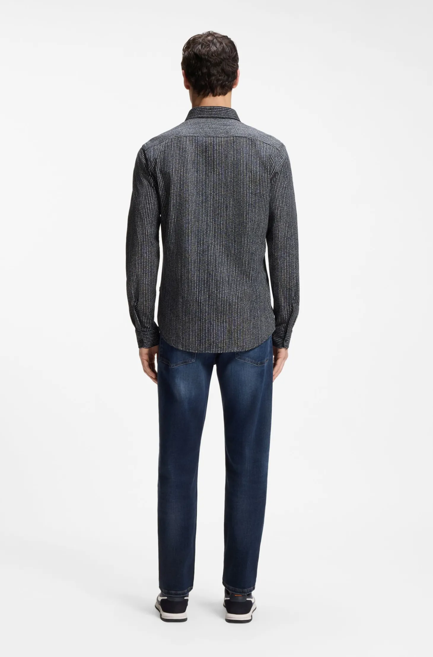 Relaxed-Fit Hemd aus bedrucktem Baumwoll-Jersey