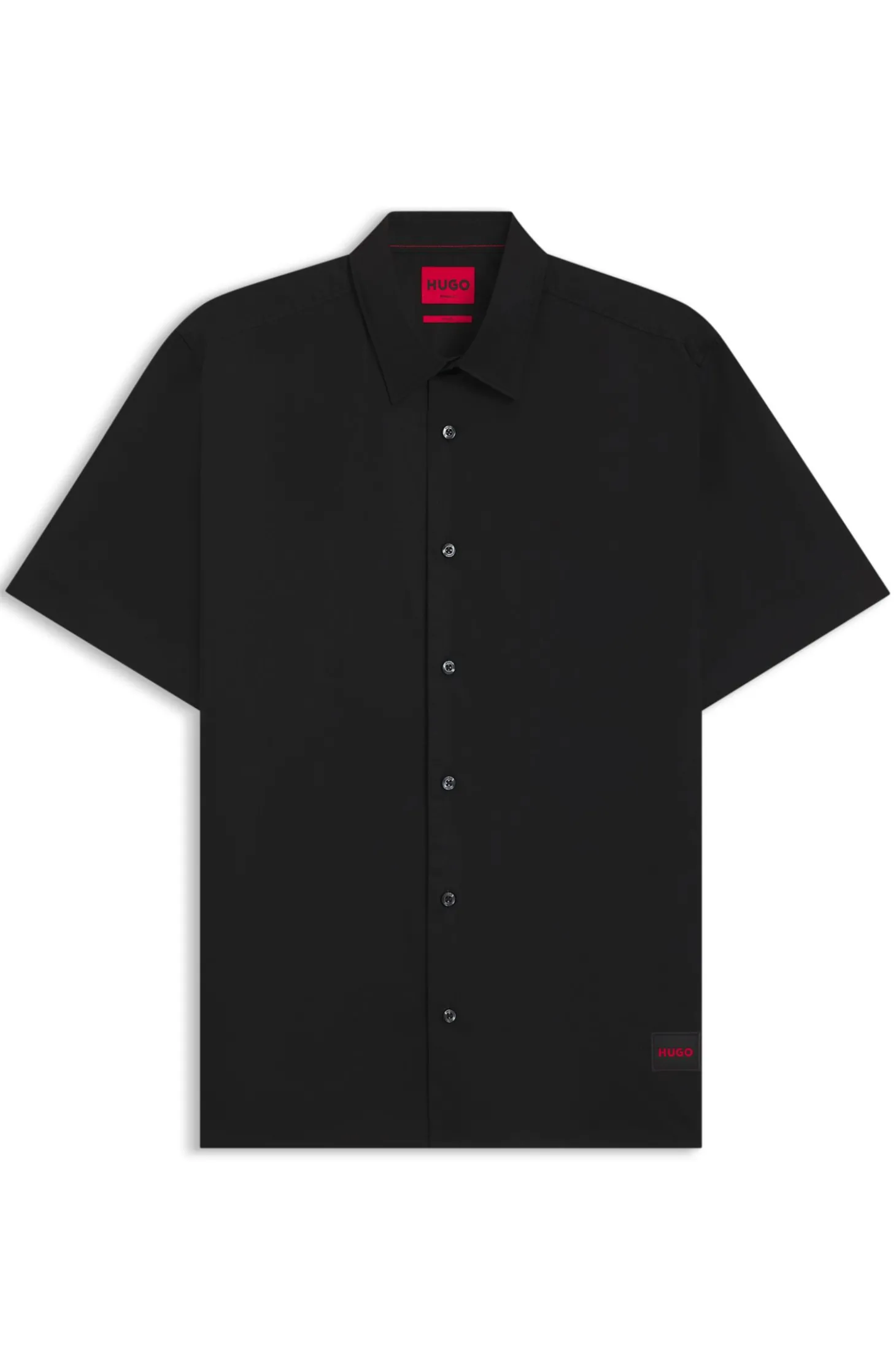 Relaxed-Fit Hemd aus Stretch-Baumwoll-Canvas