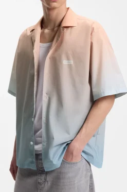 Relaxed-Fit Hemd mit Farbverlauf-Print