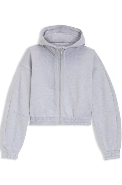 Relaxed-Fit Hoodie aus Baumwoll-Terry mit Barrel-Ärmeln