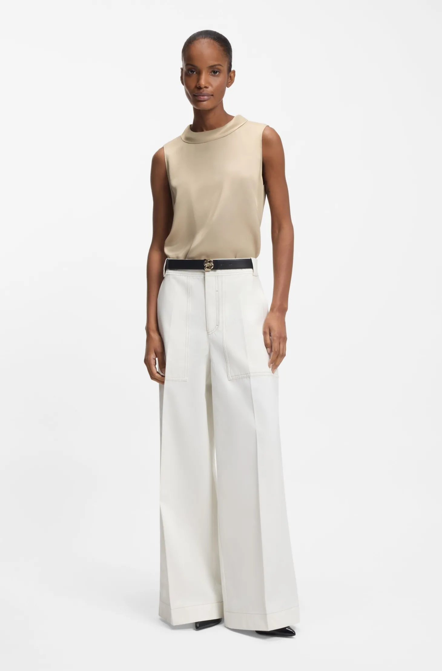 Relaxed-Fit Hose aus Baumwoll-Canvas