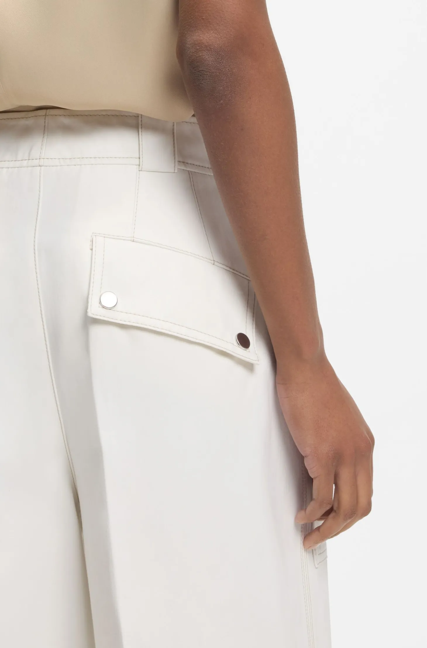 Relaxed-Fit Hose aus Baumwoll-Canvas