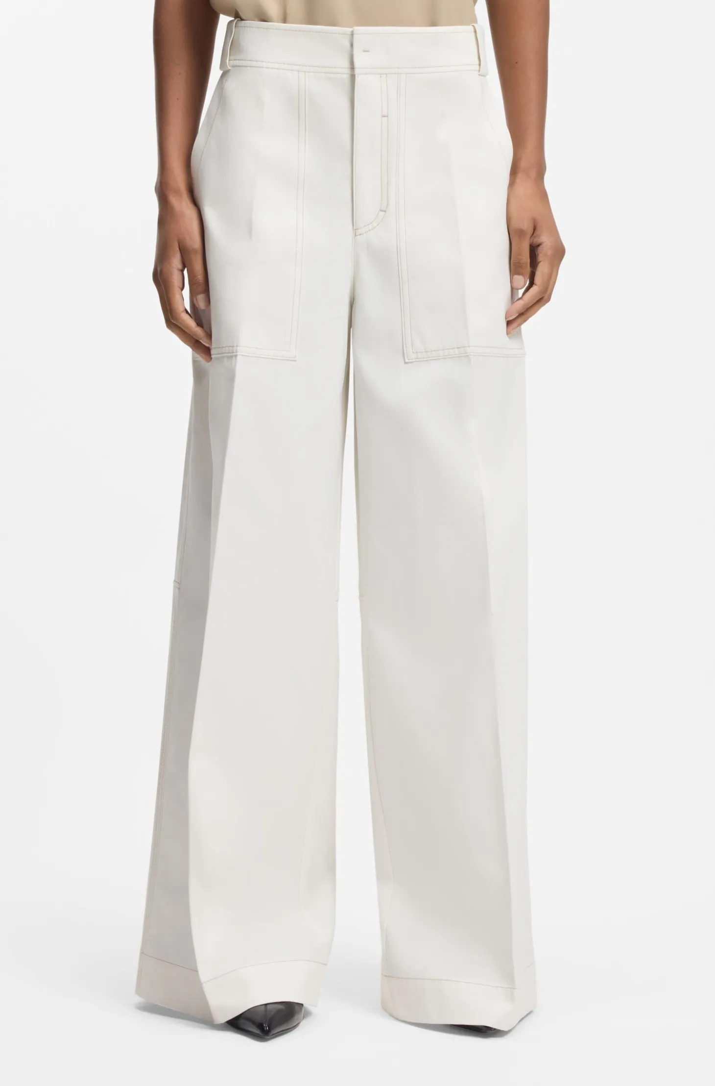 Relaxed-Fit Hose aus Baumwoll-Canvas