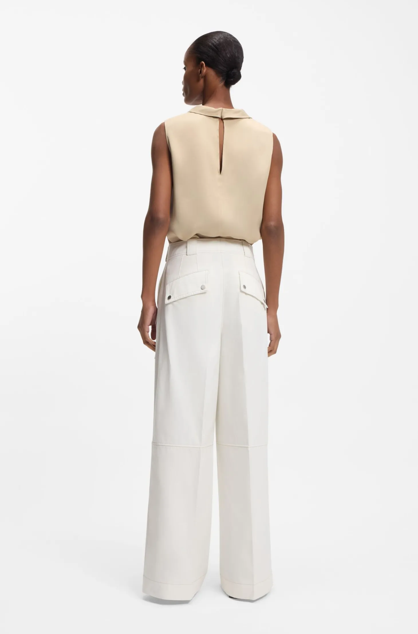 Relaxed-Fit Hose aus Baumwoll-Canvas