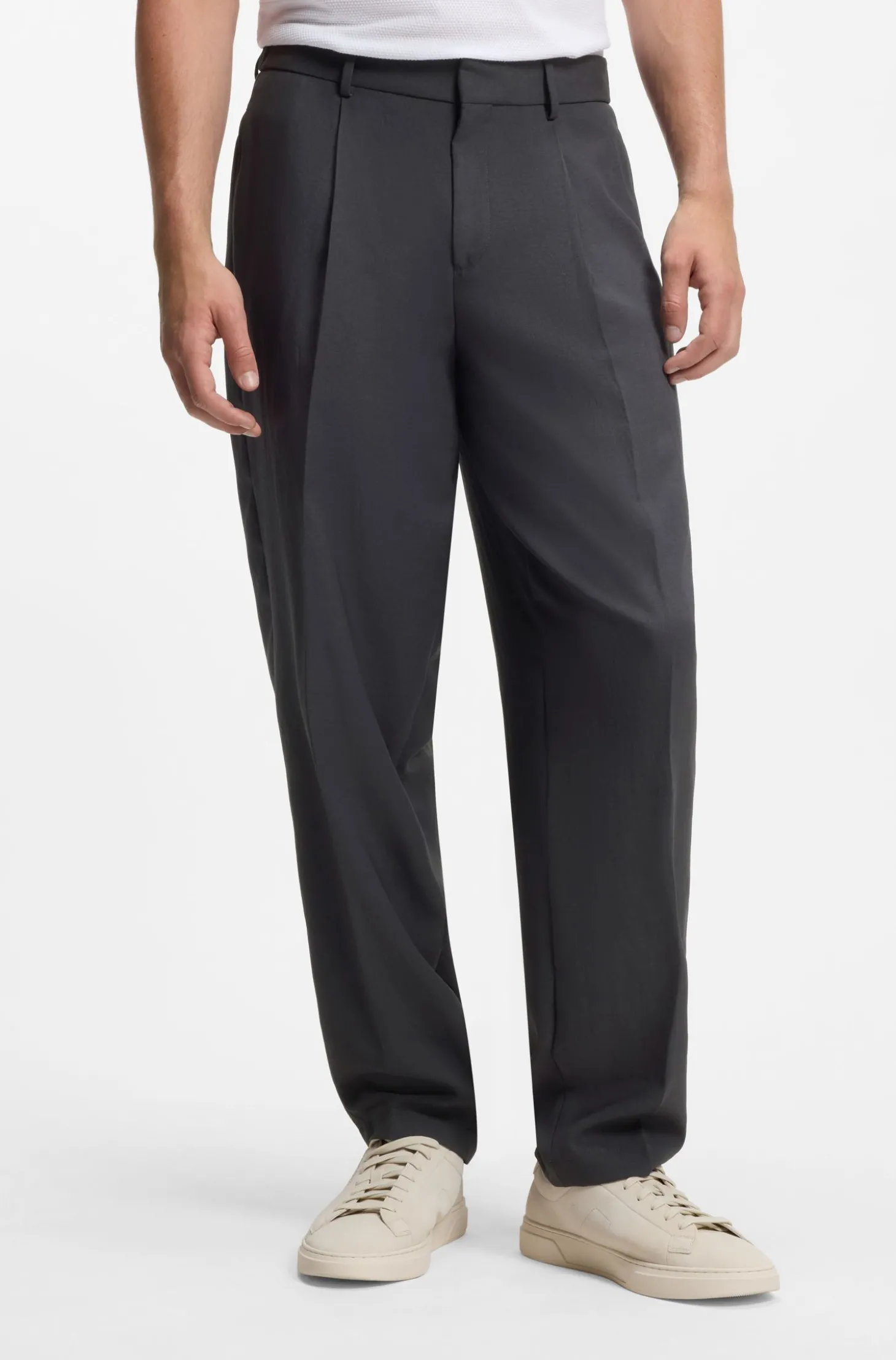 Relaxed-Fit Hose aus Comfort-Stretch-Gewebe