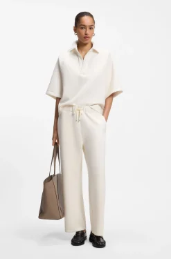 Relaxed-Fit Hose aus doppellagigem Scuba-Jersey