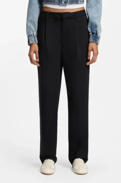 Relaxed-Fit Hose aus elastischem Baumwoll-Twill