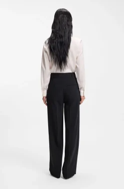 Relaxed-Fit Hose aus japanischem Krepp