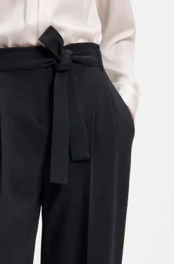 Relaxed-Fit Hose aus japanischem Krepp