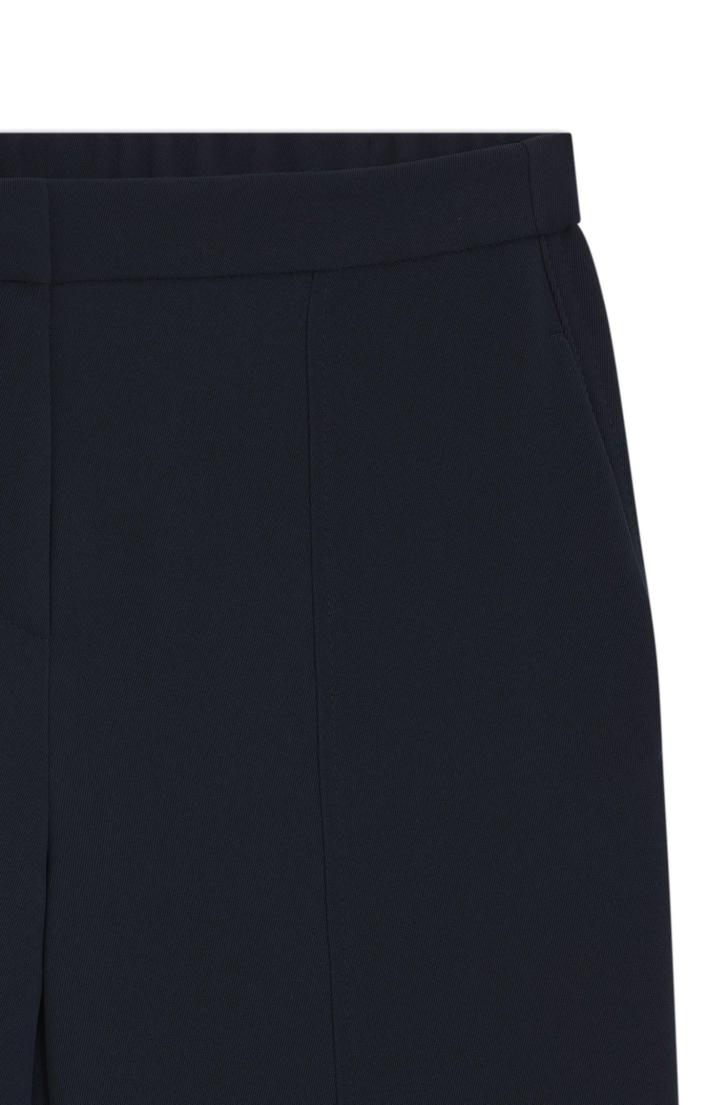 Relaxed-Fit Hose aus knitterfreiem Krepp