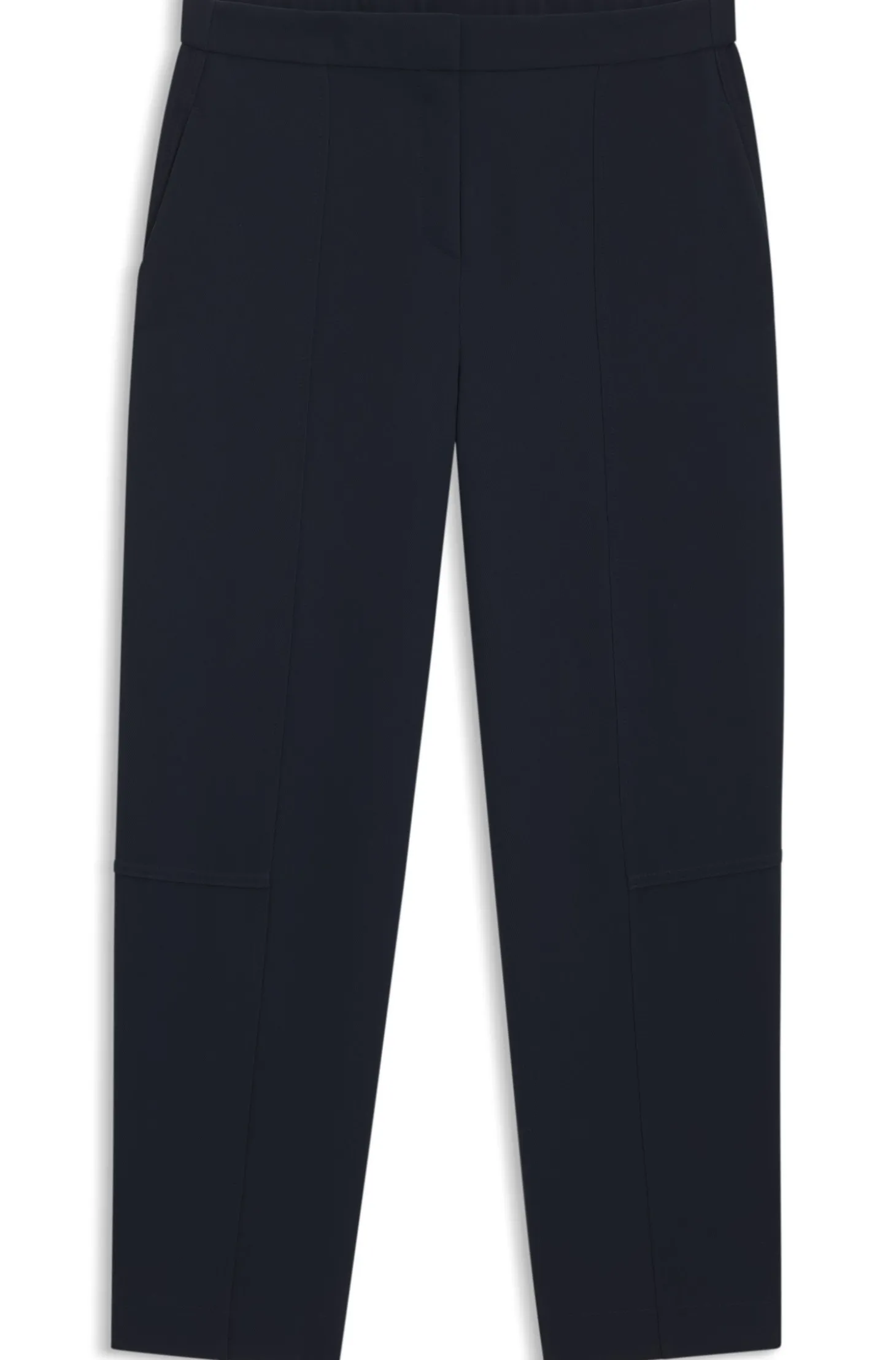 Relaxed-Fit Hose aus knitterfreiem Krepp