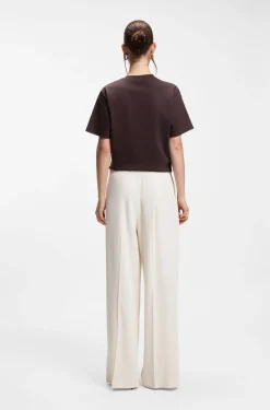 Relaxed-Fit Hose aus leichtem Twill mit weitem Beinverlauf
