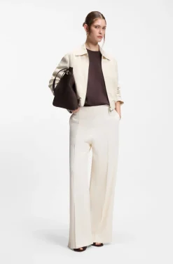Relaxed-Fit Hose aus leichtem Twill mit weitem Beinverlauf
