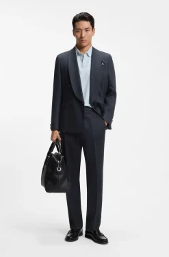 Relaxed-Fit Hose aus Leinen mit Bundfalten vorne