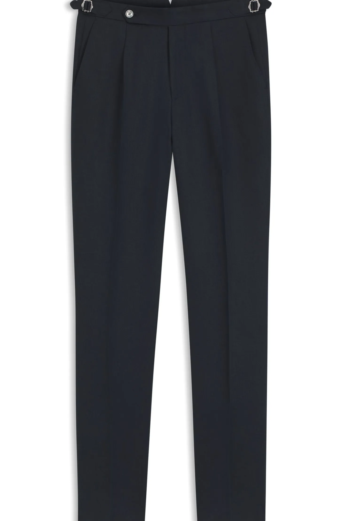 Relaxed-Fit Hose aus Leinen mit Bundfalten vorne