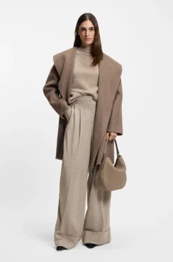 Relaxed-Fit Hose aus Schurwolle