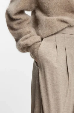 Relaxed-Fit Hose aus Schurwolle