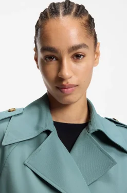 Relaxed-Fit Jacke aus fließendem Twill