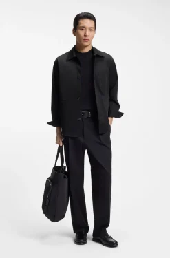 Relaxed-Fit Jacke aus Stretch-Baumwolle