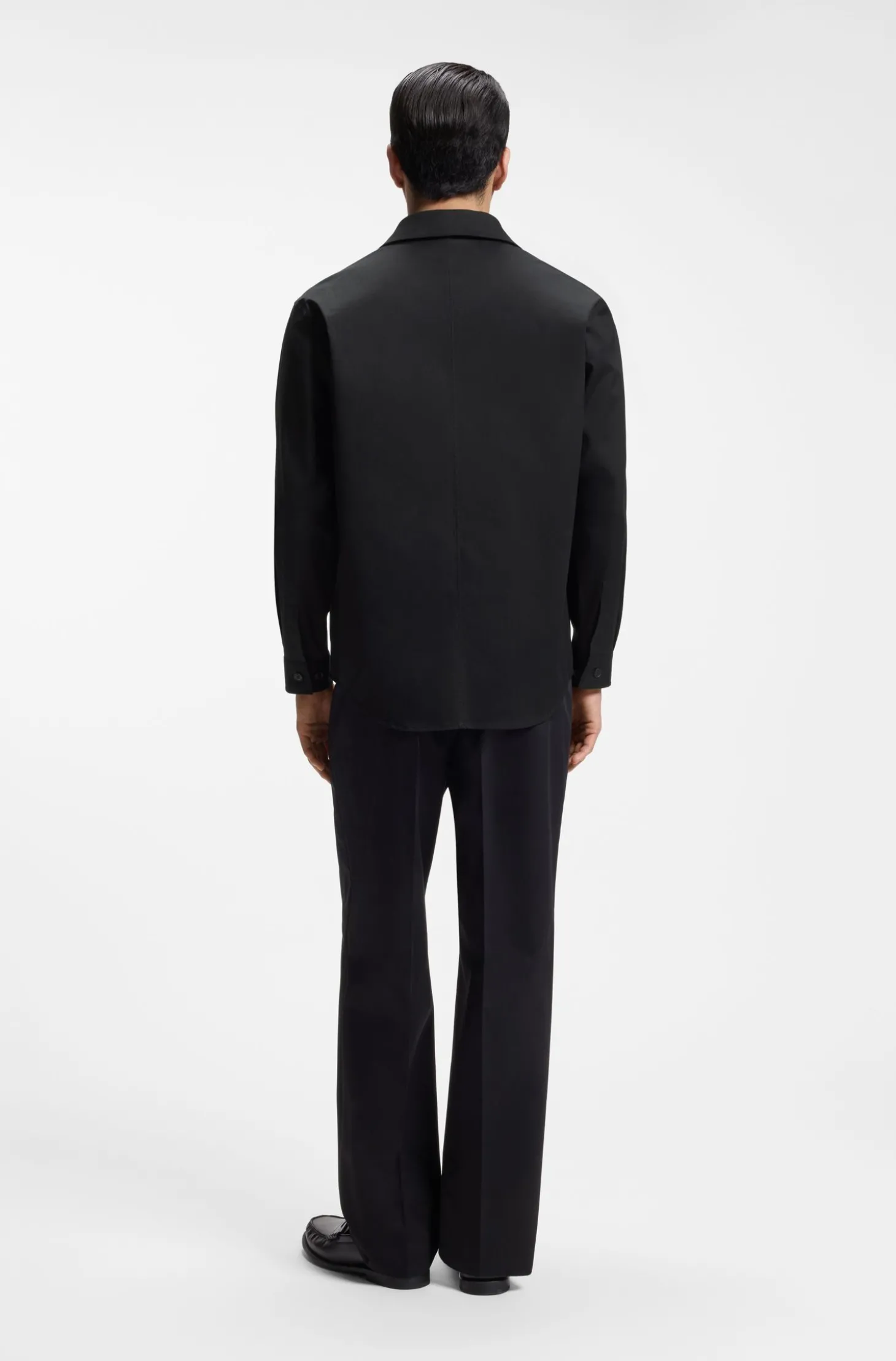 Relaxed-Fit Jacke aus Stretch-Baumwolle