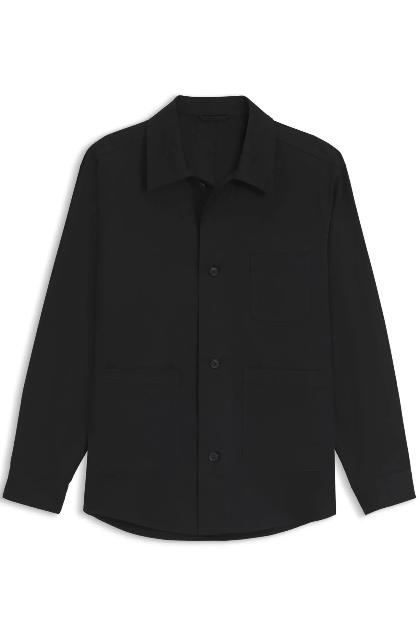 Relaxed-Fit Jacke aus Stretch-Baumwolle