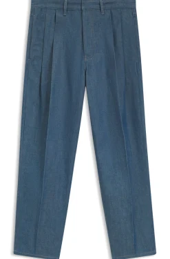 Relaxed-Fit Jeans aus blauem japanischem Denim
