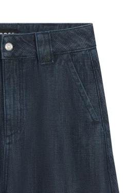 Relaxed-Fit Jeans aus offen gewebtem Baumwollgewebe mit Struktur