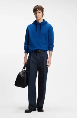 Relaxed-Fit Jeans aus softer dunkelblauer Baumwolle