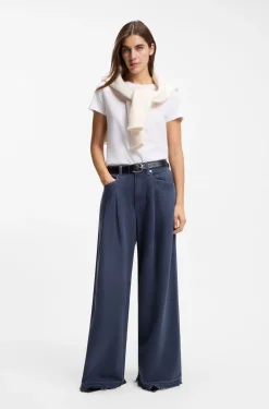 Relaxed-Fit Jeans mit weitem Bein