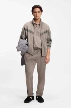 Relaxed-Fit Jogginghose mit Logo-Tape