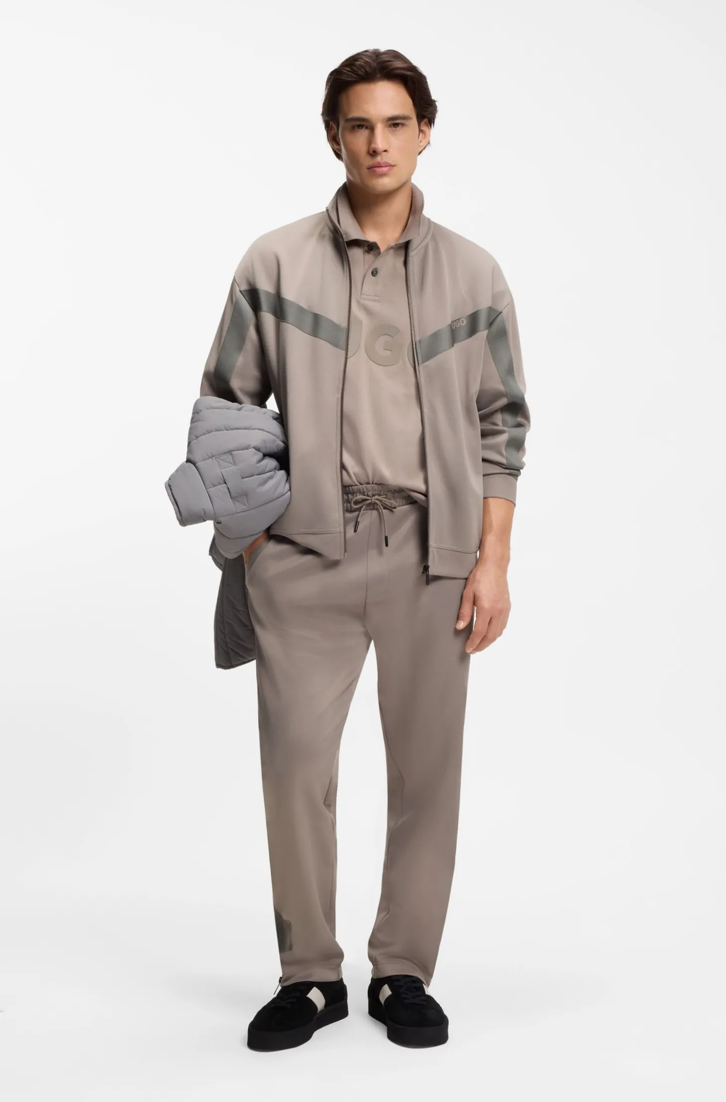 Relaxed-Fit Jogginghose mit Logo-Tape