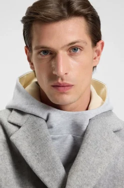 Relaxed-Fit Mantel aus Woll-Mix